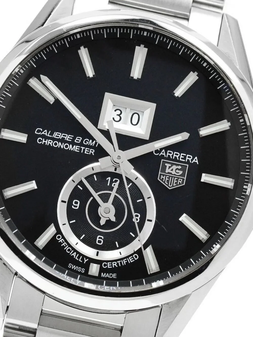 TAG HEUER Carrera WAR5010.BA0723 Grand Date GMT Caliber 8 Automatic Men's_972284